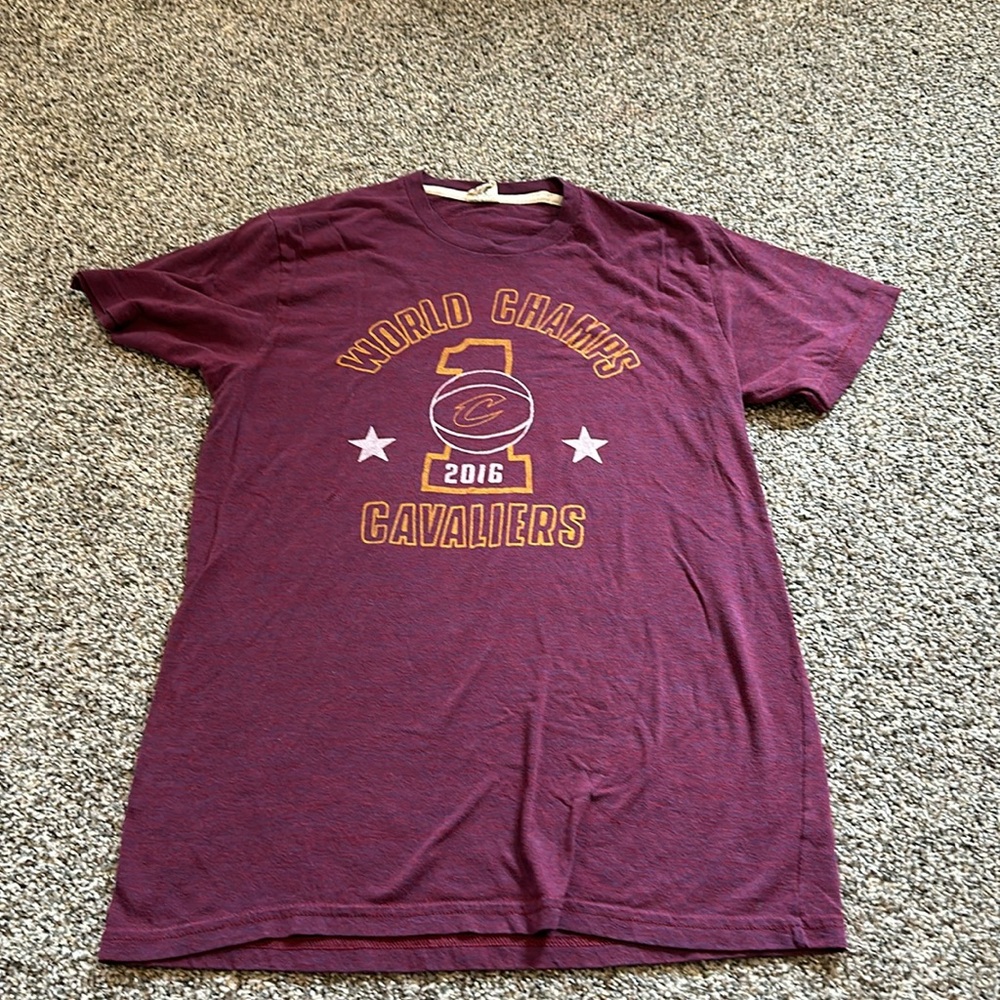 NBA Burgundy Cavaliers Short Sleeve Tee